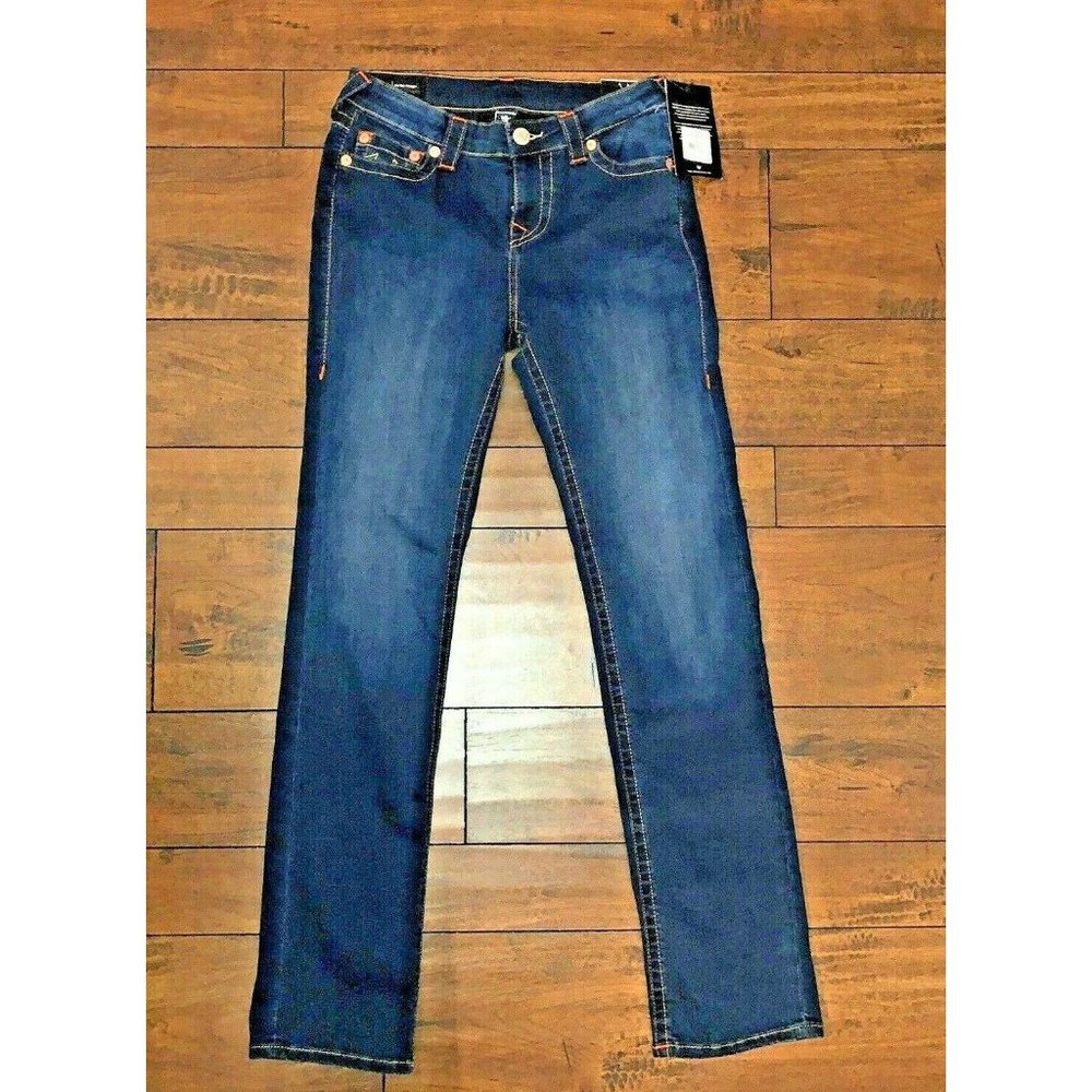 Women's True Religion Halle Mid-Rise Super…
